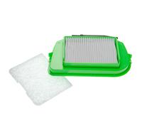 vhbw Lot de 4 pièces filtres/pinceau compatible avec Rowenta City Space Cyclonic RO2543WA4Q0, RO2544, RO2544WA aspirateur