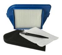 vhbw Lot de 4 pièces filtres/pinceau remplacement pour Rowenta ZR004601 pour aspirateur G