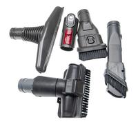 vhbw Lot de 5x buses compatible avec Dyson V12 Detect Slim Absolute aspirateur - - brosse tissus adaptateur suceur plat buse plate brosse dure