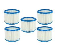 vhbw Lot de 5x filtres à cartouche compatible avec Mirka 1025 L PC, 915 L PC aspirateur - Filtre plissé