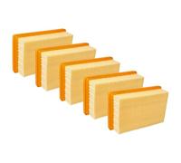 vhbw Lot de 5x filtres plissé plat compatible avec Kärcher WD 4 S V-20/5/22, WD 4 V-20/5/22, WD 5 P S V-25/5/22 aspirateur - Élément filtrant