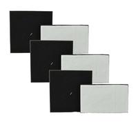 vhbw Lot de 6 filtres compatible avec Philips PowerPro Ultimate FC9911 - FC9929, FC9932 aspirateur - filtre d'échappement, insert en mousse