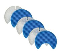 vhbw Lot de 6 filtres compatible avec Samsung Navibot VCC8570, VCC8570H3K, VCC8450, VCC8480H3B/XEG aspirateur - microfiltre, filtre en mousse