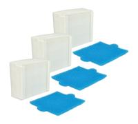 vhbw Lot de 6 filtres compatible avec Thomas Cat & Dog XT, Lorelea XT aspirateur - filtre spécial hygiène, préfiltre spécial hygiène