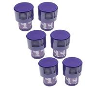 vhbw Lot de 6x filtres d'aspirateur compatible avec Dyson V10, SV12 aspirateur - Filtre HEPA contre les allergies