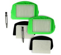 vhbw Lot de 8 pièces filtres/pinceau compatible avec Rowenta City Space Cyclonic RO2727EA4Q0, RO2759EA4Q0, RO2712EA4Q0, RO2715EA4Q0 aspirateur