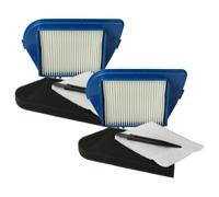 vhbw Lot de 8 pièces filtres/pinceau compatible avec Rowenta RO 3463014 Q0, RO 34634 A4Q0, RO 3443014 Q0, RO 3449014 Q0, RO 3463 GA 4Q0 aspirateur