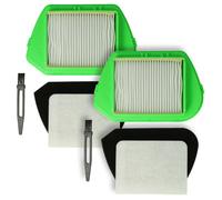 vhbw Lot de 8 pièces filtres/pinceau remplacement pour Rowenta ZR005501, ZR005401 pour aspirateur