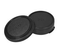 vhbw Lot de Bouchons pour Objectif Compatible avec Canon AV1, AE1, A1 Appareil Photo - Cache arrière et de boîtier Noir