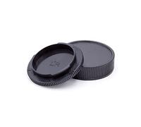 vhbw Lot de Bouchons pour Objectif Compatible avec Leica R Appareil Photo - Cache arrière et de boîtier, Noir