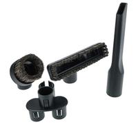 vhbw Lot de buses avec 4 pièces pour divers aspirateurs | Universel, 32 mm noir