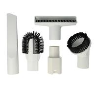 vhbw Lot de Buses avec 5 pièces Compatible avec Vorwerk Kobold VK150 | VK200 aspirateur - blanc