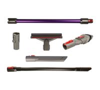 vhbw Lot de buses avec 6 pièces compatible avec Dyson V7 Motorhead +, Motorhead, Animal Extra, Absolute, Fluffy aspirateur - violet