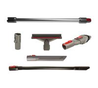 vhbw Lot de buses avec 6 pièces compatible avec Dyson V8 SV10 Absolute+ EU, Motorhead, Total Clean, Parquet, Origin aspirateur - gris