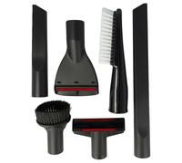vhbw Lot de buses avec 6 pièces compatible avec Kärcher T 9/1 BP aspirateur - 32 mm noir