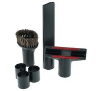 vhbw Lot de buses avec 6 pièces compatible avec Numatic aspirateur - 32 mm / 35 mm noir