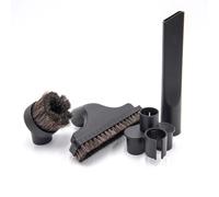 vhbw Lot de buses d'aspirateur avec 4 pièces compatible avec Kärcher T15/1 Professional, T 151, T 171, T 191, T 201, T 201 + ESB 28, 32 mm, noir