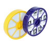 vhbw Lot de filtres compatible avec Dyson DC05, DC08 aspirateur - 2x Filtres de rechange (filtre pré-moteur, filtre après-moteur HEPA) G