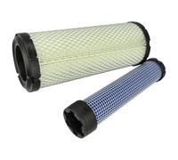 vhbw Lot de filtres compatible avec John Deere 4310, 4400, 4410, 4500, 4510, 4600, 4610 engin de chantier; 1x filtre interne, 1x filtre extérieur