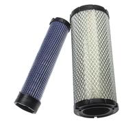 vhbw Lot de filtres compatible avec Komatsu PC30MRX-1, PC30R-8, PC35MR-2, PC35R-8, PC35R-8E engin de chantier; 1x filtre interne, 1x filtre extérieur