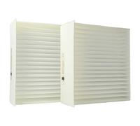 vhbw Lot de filtres Compatible avec Paul Climos 200, F 200 Basic, F 200 Appareil de Ventilation - Filtre à air M5 / F7 (2 pcs), Blanc