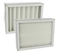 vhbw Lot de filtres compatible avec Pluggit Avent P180 appareil de ventilation - Filtre à air G4 / F7 (2 pcs), Blanc