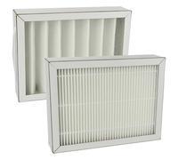 vhbw Lot de filtres Compatible avec Pluggit Avent P180 Appareil de Ventilation - Filtre à air G4 / F7 (2 pcs), Blanc