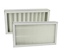 vhbw Lot de filtres Compatible avec Pluggit Avent P190 Appareil de Ventilation - Filtre à air G4 / F7 (2 pcs), Blanc