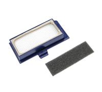 vhbw Lot de filtres compatible avec Rowenta Smart Force Extreme aspirateur-robot - 2x filtres de rechange (filtre HEPA, filtre en mousse)