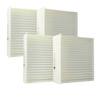 vhbw Lot de filtres Compatible avec Zehnder Climos 200 Appareil de Ventilation - Filtre à air M5 / F7 (4 pcs), Blanc