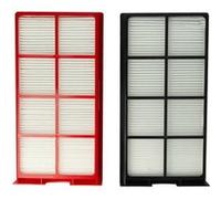 vhbw Lot de filtres Compatible avec Zehnder ComfoAir 225, 200 Appareil de Ventilation - Filtre à air G4 / F7 (2 pcs), Blanc/Rouge/Noir