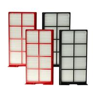 vhbw Lot de filtres Compatible avec Zehnder ComfoAir 225, 200 Appareil de Ventilation - Filtre à air G4 / F7 (4 pcs), Blanc/Rouge/Noir