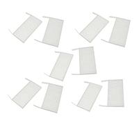 vhbw Lot de filtres Compatible avec Zehnder ComfoAir 70 Appareil de Ventilation - Filtre à air G4 / F7 (10 pcs), 19 x 10 x 3 cm, Blanc