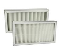 vhbw Lot de filtres remplacement pour Pluggit APFG4F7-190 pour appareil de ventilation - Filtre à air G4 / F7 (2 pcs), Blanc