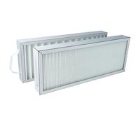 vhbw Lot de filtres remplacement pour Pluggit APFG4F7-310-1 pour appareil de ventilation - Filtre à air G4 / F7 (2 pcs), Blanc