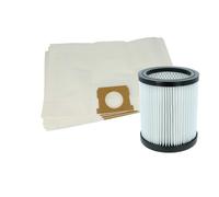 vhbw Lot de sacs (papier) + filtre avec 6 pièces compatible avec Stihl SEA 60, 100 aspirateur