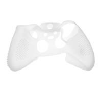 vhbw Manchon housse compatible avec Microsoft Xbox Elite Controller console de jeu, manette - silicone, transparent, blanc