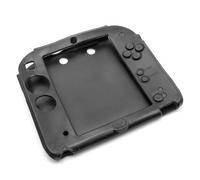 vhbw Manchon housse compatible avec Nintendo 2DS console de jeu, manette - silicone, noir