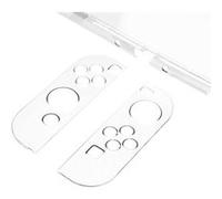 vhbw Manchon housse compatible avec Nintendo Switch console de jeu, manette - polycarbonate, transparent G