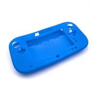 vhbw Manchon housse compatible avec Nintendo Wii U Gamepad console de jeu, manette - silicone, bleu