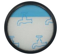 vhbw Micro-filtre hygiénique compatible avec Beko VCM 71605 AP, VCM 7180, VCM 71602 AD, BKS 5540 aspirateur - Filtre à air noir / blanc / bleu clair