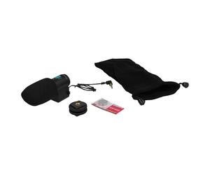 vhbw Microphone stéréo Compatible avec Canon EOS 600D, 60D, 650D, 1000D, 5D Mark III, 50D, 6D, 100D, 5D Mark II, 550D caméra - Micro Externe