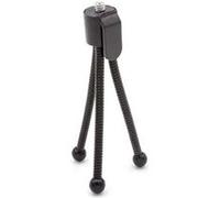 vhbw Mini trépied pour Appareil Photo - Tripod Flexible avec Clip de Support, 12 cm, Noir