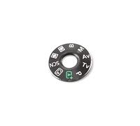 vhbw Molette de Mode Compatible avec Canon EOS 6D molette d'appareil Photo, Plaque Mode Duo