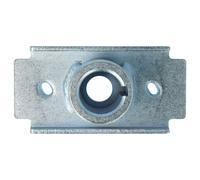 vhbw Moyeu de lame tondeuses à gazon remplacement pour Hecht 26300244801, 26300113301 pour - 10 x 5 x 3,6 cm argenté