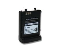 vhbw NiMH batterie 1000mAh (7.2V) pour radio talkie-walkie Icom IC-T7A, IC-T7E, IC-T7H, IC-W31, IC-W31A, IC-W31E, IC-W32, IC-W32A, IC-W32E