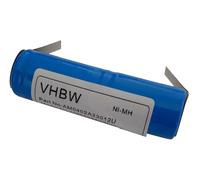 vhbw NiMH Batterie 1200mAh (2.4V) compatible avec Krups BioCare, Jet Pack brosse à dent, remplace RS-MH 3941, 2N-600AE ect.