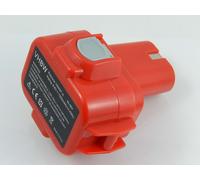 vhbw NiMH batterie 1500mAh (9.6V) pour outil électrique outil Powertools Tools Makita 6202D, 6202DW, 6221D, 6221DW, 6221DWE, 6400D, 6400DW