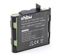 vhbw NiMH Batterie 2000mAh pour simulateur Musculaire Compex PerformanceE Mi-Ready, Runner, SP 2.0, SP 4.0, Sport Elite, Vitality