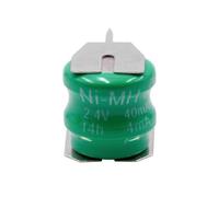vhbw NiMH pile bouton de remplacement pour type V40H 3 épingles 40mAh 2,4V convient pour les batteries de modélisme etc.